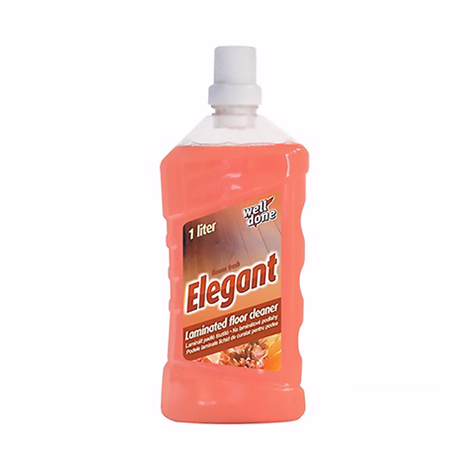 Padlótisztító folyadék WELL DONE Elegant laminált padlóra és PVC-re 1L