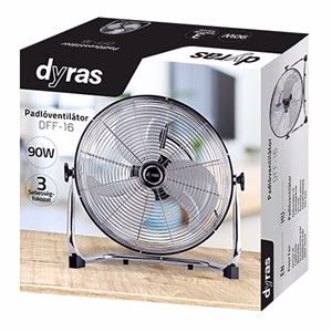 Padlóventilátor DYRAS DFF-16 30cm 90W