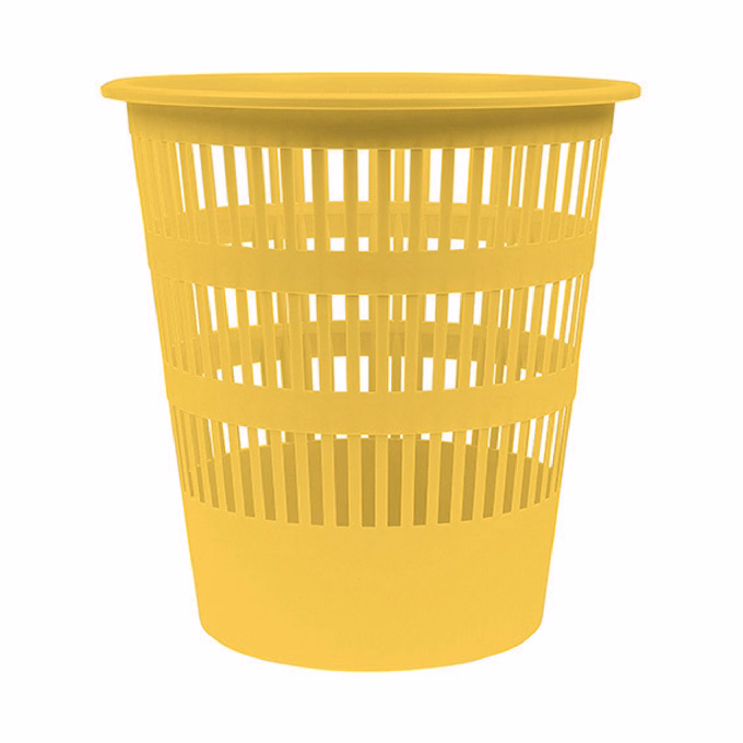 Papírkosár műanyag DONAU Life 12L pasztell sárga