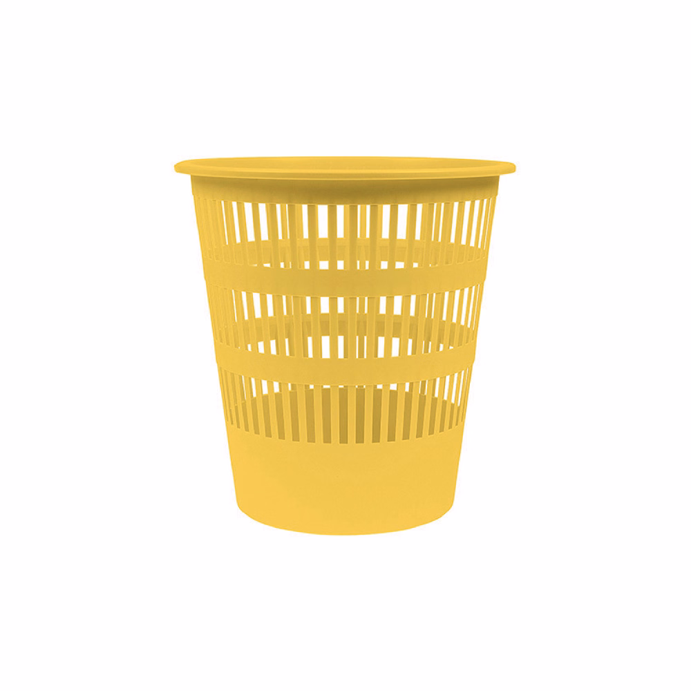 Papírkosár műanyag DONAU Life 12L pasztell sárga