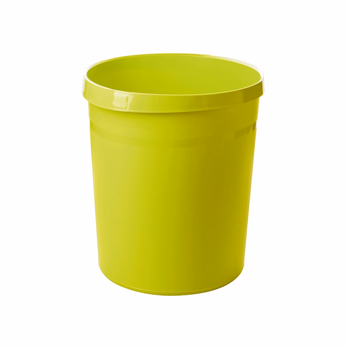 Papírkosár műanyag tömörfalú HAN TREND lime 18L
