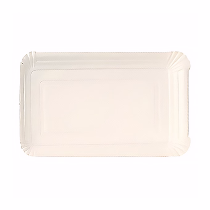 Papírtálca szögletes eldobható 130x205 250 darabos