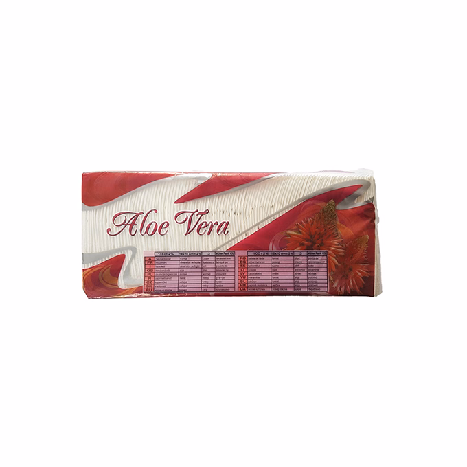 Papírzsebkendő MÜLLER 100 darabos 3 rétegű Aloe vera