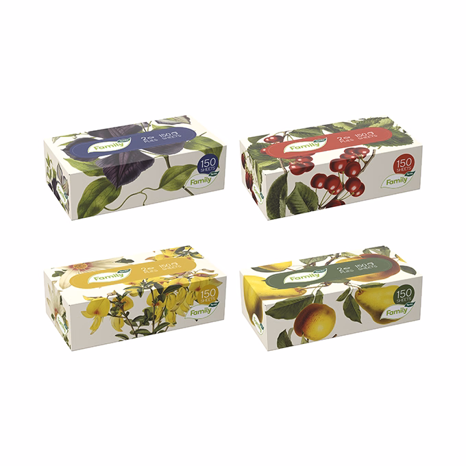 Papírzsebkendő TENTO Bigbox 2 rétegű 150 darabos dobozos