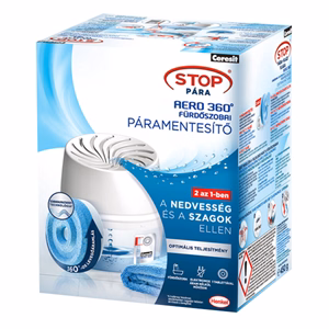 Páramentesítő készülék CERESIT STOP PÁRA Aero360 fürdőszobai + 1x450 g tabletta