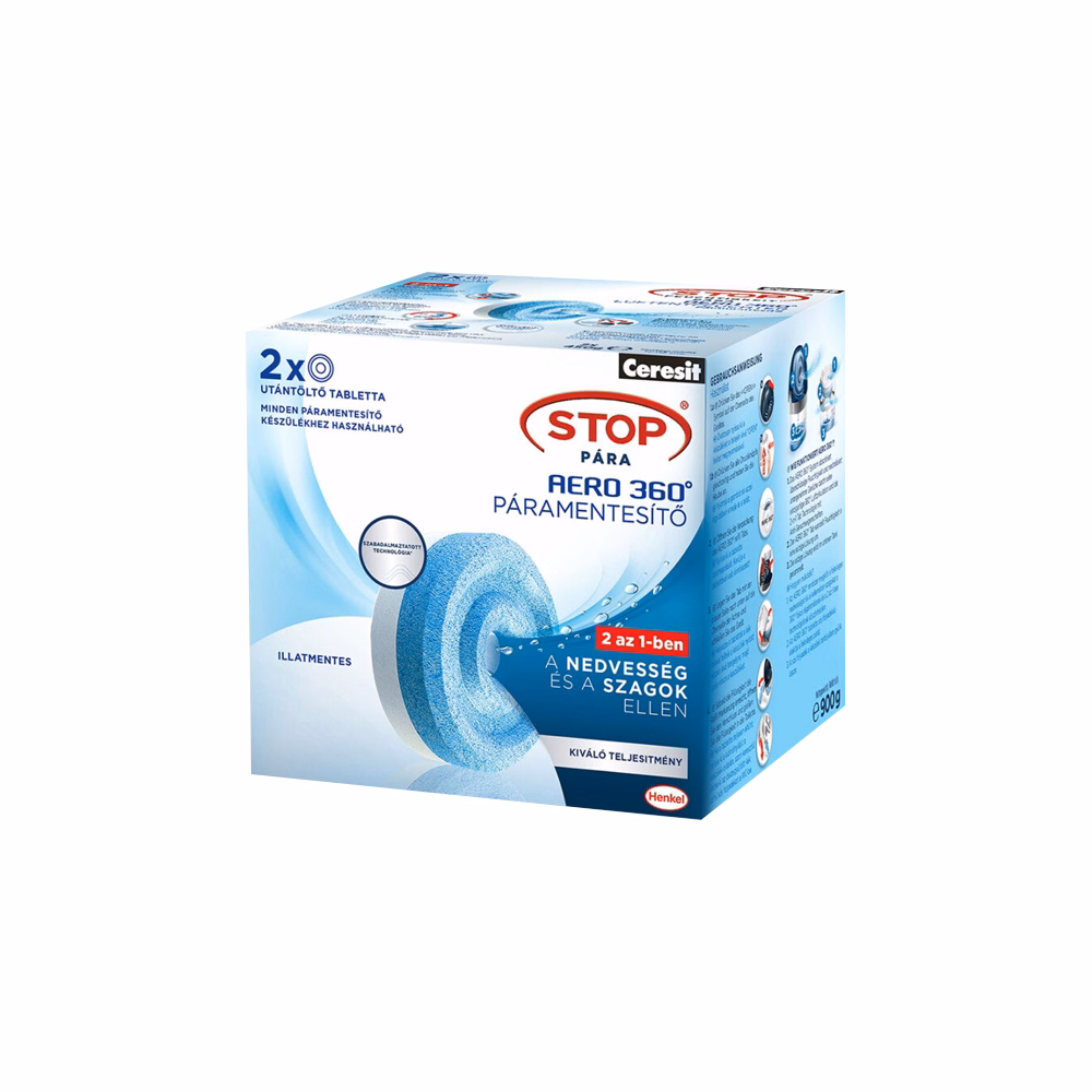 Páramentesítő tabletta CERESIT STOP PÁRA 2x450 g