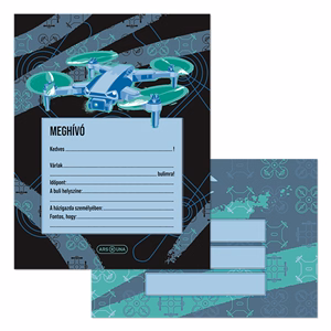 Partimeghívó ARS UNA 10 ív+10 db boríték Drone Pro