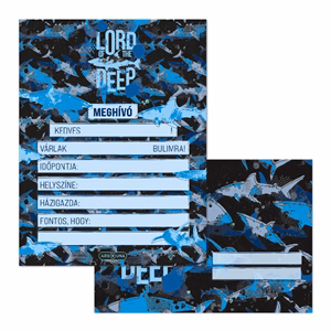 Partimeghívó ARS UNA 10 ív+10 db boríték Lord Of The Deep