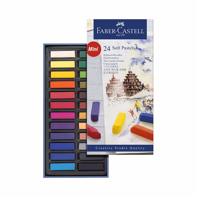 Pasztellkréta FABER-CASTELL Creative Studio mini 24 darabos