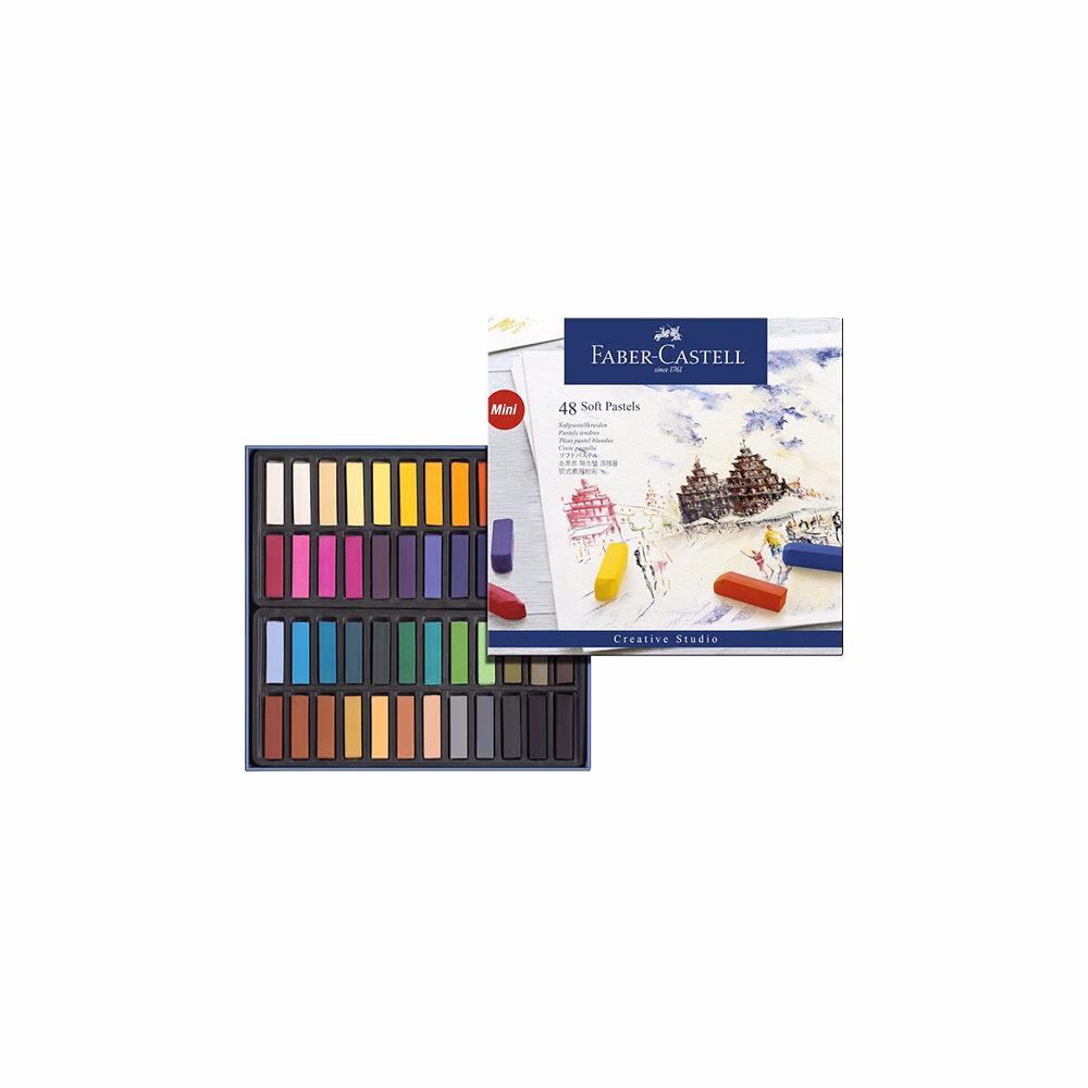 Pasztellkréta FABER-CASTELL Creative Studio mini 48 darabos