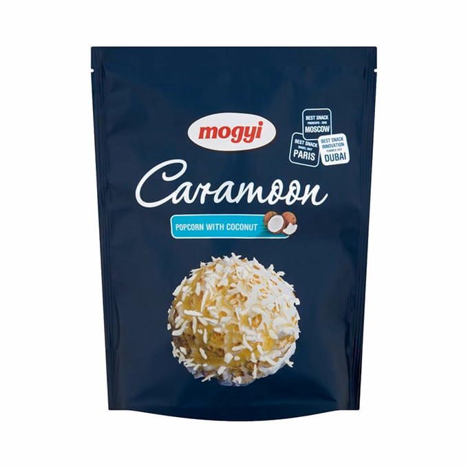 Pattogtatott kukorica MOGYI Caramoon édes kókuszos cukormázzal 70 g