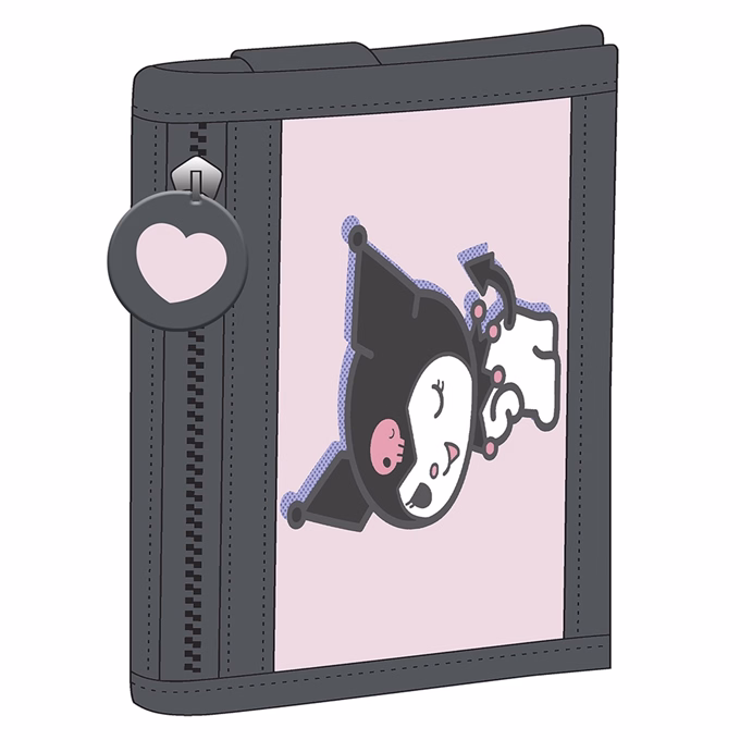 Pénztárca Kuromi rózsaszín