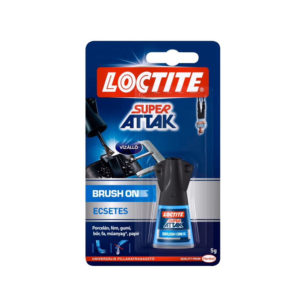 Pillanatragasztó HENKEL  Loctite Super Bond 5g ecsetes