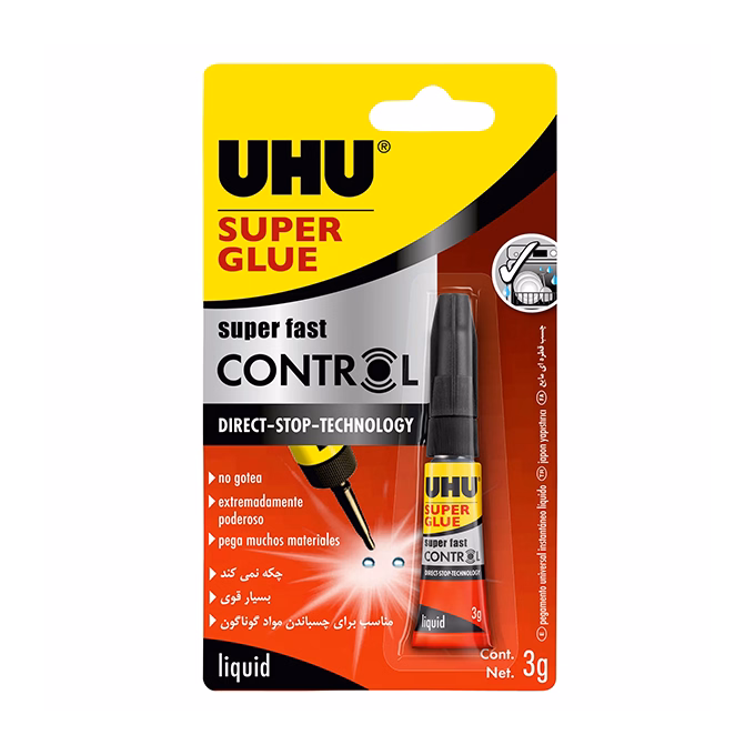 Pillanatragasztó UHU Control 3 g