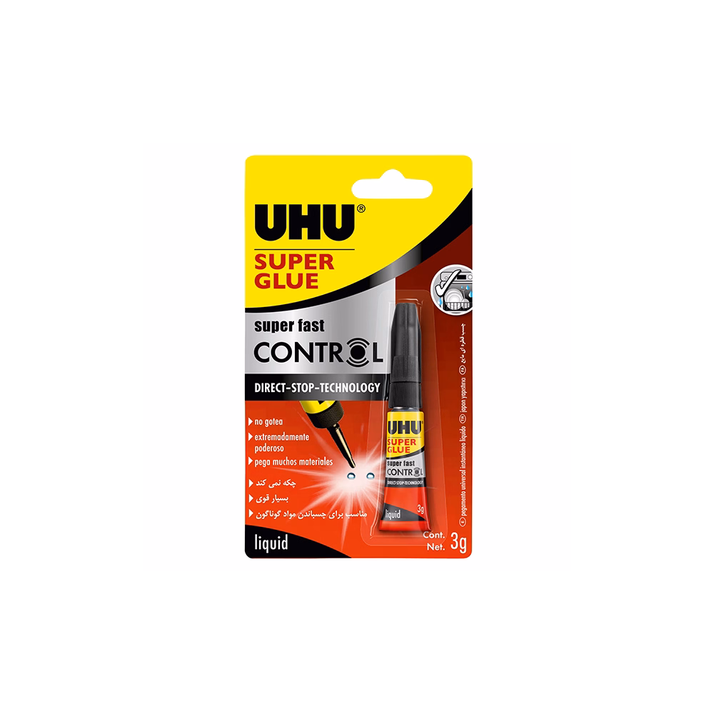 Pillanatragasztó UHU Control 3 g