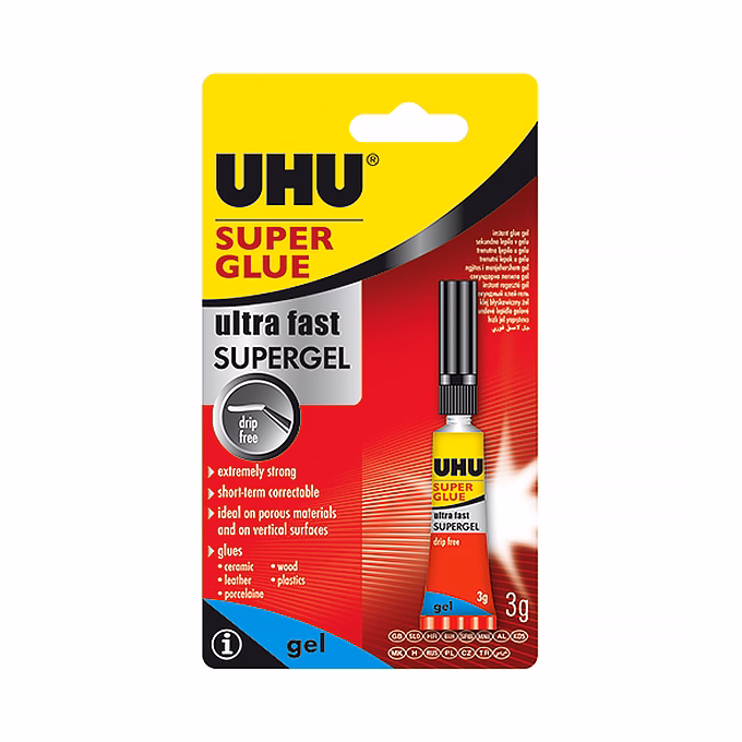 Pillanatragasztó UHU Super Glue Jumbo 3 g