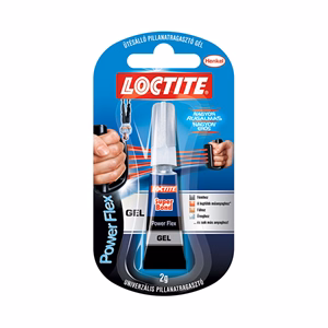 Pillanatragasztó gél HENKEL Loctite Super Bond Power Flex 2 g Pillanatragasztó gél HENKEL Loctite Super Bond Power Flex 2 g
