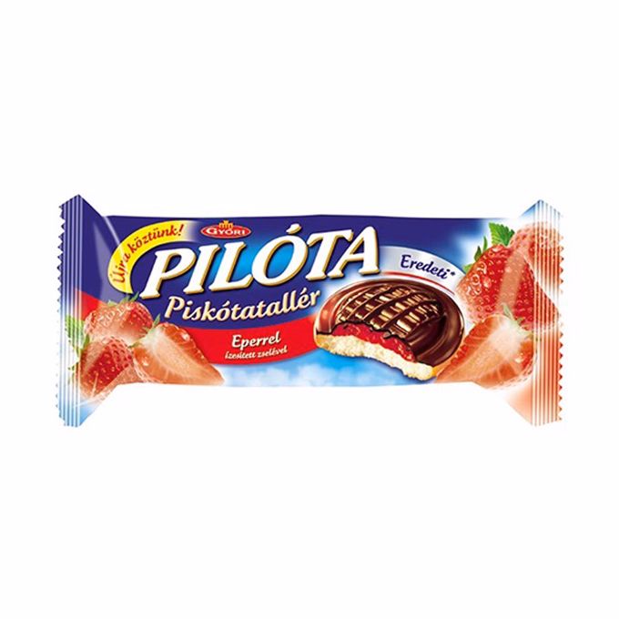 Piskótatallér PILÓTA epres 147 g
