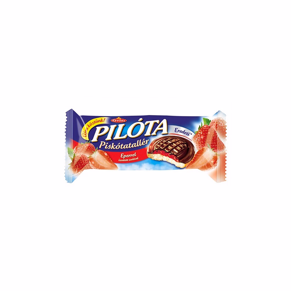 Piskótatallér PILÓTA epres 147 g