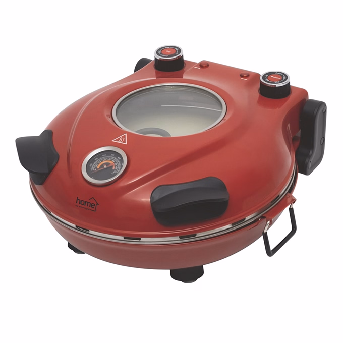Pizzasütő HOME HGPZ30 31,5 cm átmérő 430 °C 1200W piros