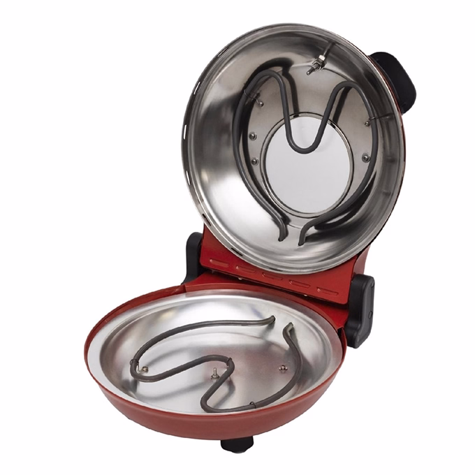 Pizzasütő HOME HGPZ30 31,5 cm átmérő 430 °C 1200W piros