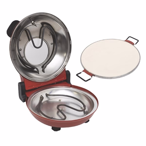 Pizzasütő HOME HGPZ30 31,5 cm átmérő 430 °C 1200W piros