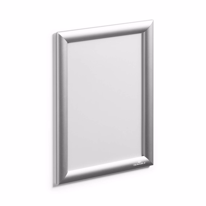 Plakátkeret DURABLE A/4 fali alumínium ezüst