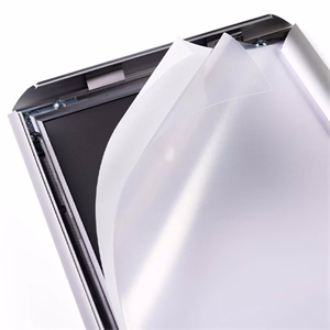 Plakátkeret DURABLE padló állvánnyal A/3 alumínium ezüst