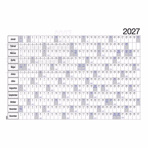 Plakátnaptár REALSYSTEM éves B/1 980x680mm kétoldalas 2027