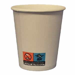 Pohár eldobható papír 1,8 dl fehér 70mm automatás 60 darabos