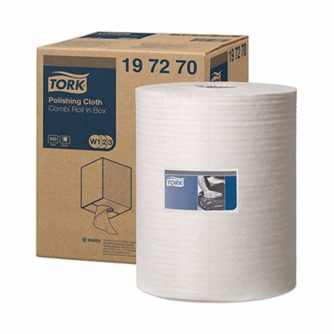Polírozókendő TORK 197270 kombi tekercses 152m/450 lap 1 tek/dob