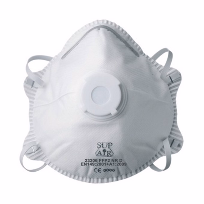Pormaszk szelepes COVERGUARD FFP2SL NR D fehér 10 darab/doboz