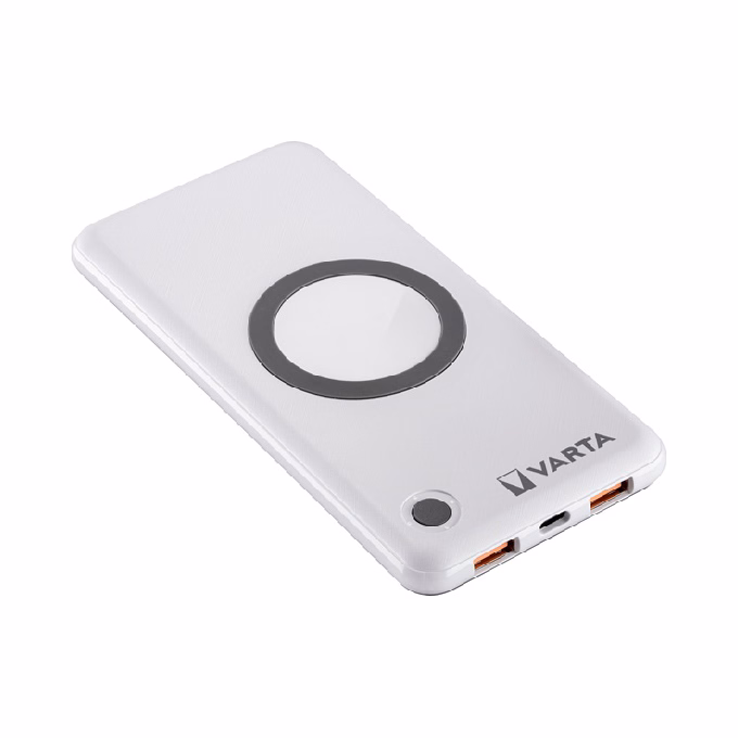 Powerbank VARTA Portable Wireless + vezeték nélküli töltő 10.000 mAh