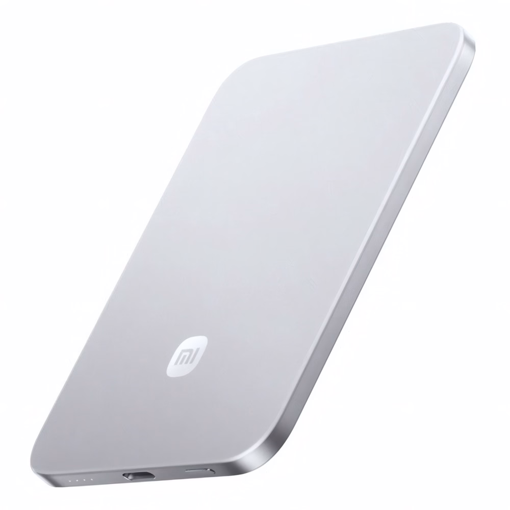 Powerbank XIAOMI 15W vezeték nélküli QC 5000mAh ezüst