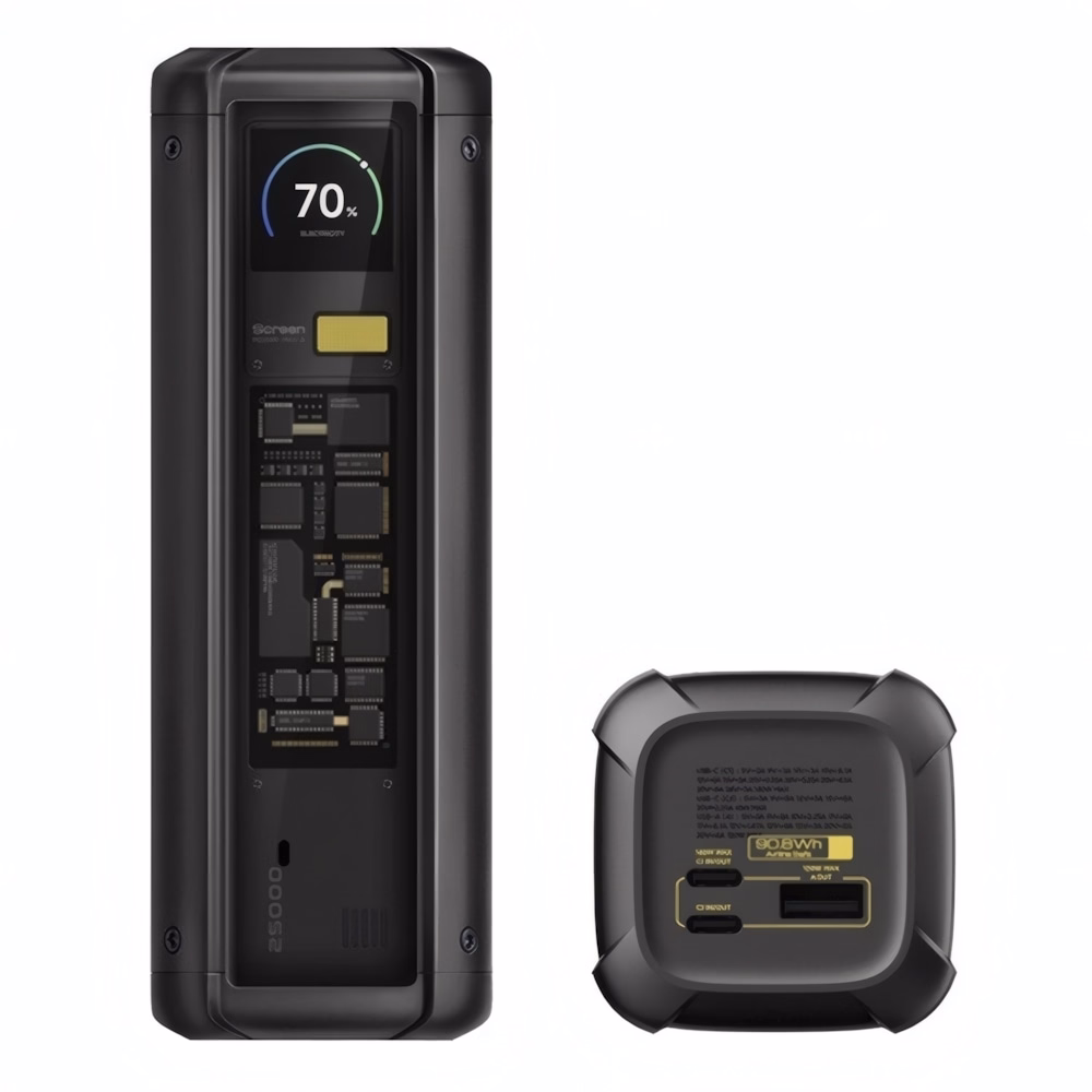 Powerbank XIAOMI 212W PD QC 25000mAh fekete