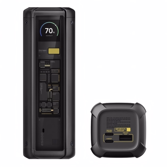 Powerbank XIAOMI 212W PD QC 25000mAh fekete