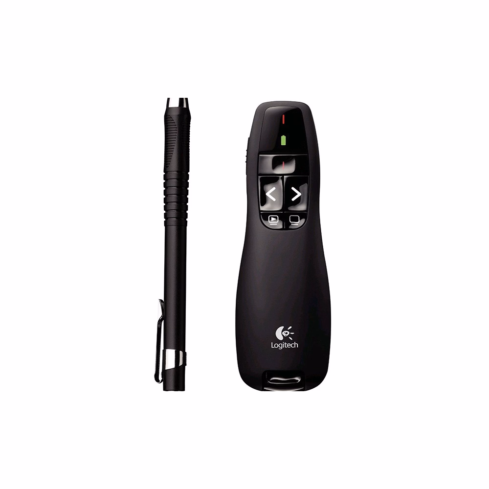 Presenter LOGITECH R400 2,4 Ghz lézermutatós fekete