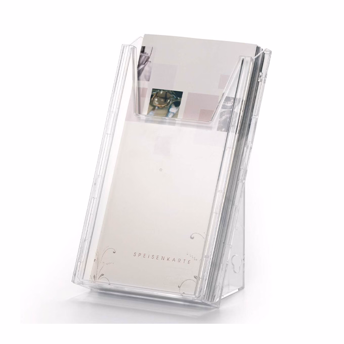 Prospektustartó DURABLE Combibox 1/3 A/4 álló átlátszó