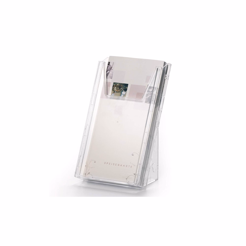 Prospektustartó DURABLE Combibox 1/3 A/4 álló átlátszó