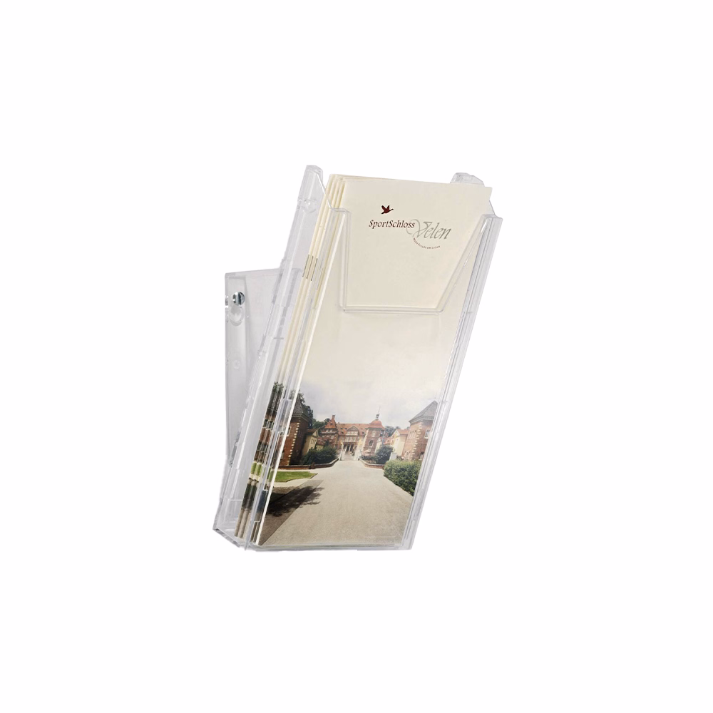 Prospektustartó DURABLE Combibox 1/3 A/4 álló átlátszó