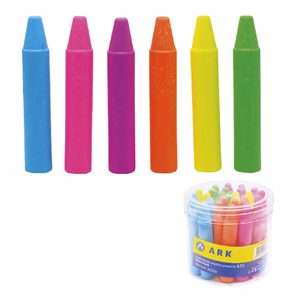 Radír ARK ceruza forma neon színek