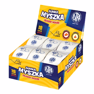 Radír ASTRA egérke