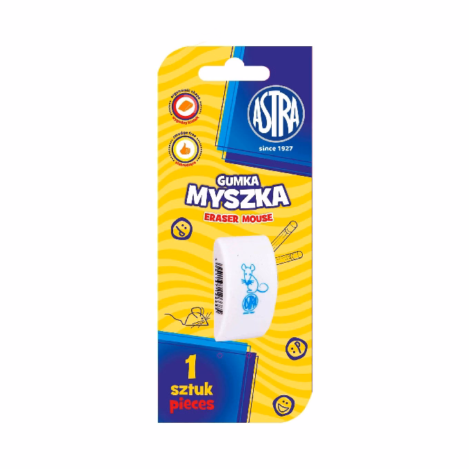 Radír ASTRA egérke bliszteres