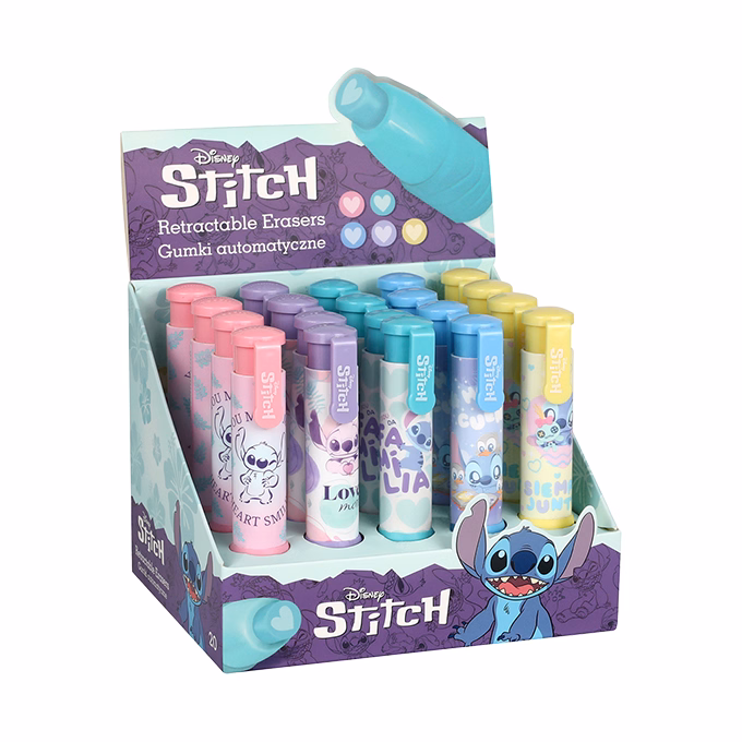 Radír COOLPACK Lilo és Stitch visszahúzható vegyes mintás