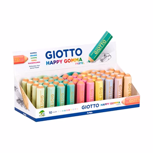 Radír GIOTTO Happy Gomma ceruza formájú élénk színek