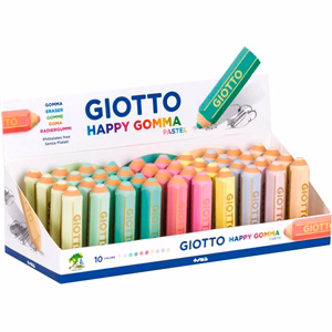 Radír GIOTTO Happy Gomma ceruza formájú pasztell színek