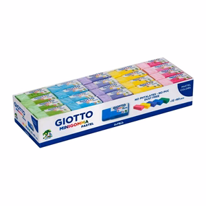 Radír GIOTTO mini gomma pasztell színek