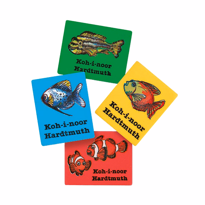 Radír KOH-I-NOOR halak 35.5x28.5x10mm