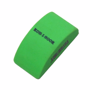 Radír KOH-I-NOOR íves kicsi vegyes színek 47x28x15mm