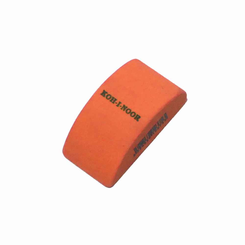 Radír KOH-I-NOOR íves nagy vegyes színek 47x28x15mm